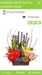 Mobile Screenshot of gardengateflowersin.com