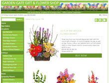 Tablet Screenshot of gardengateflowersin.com